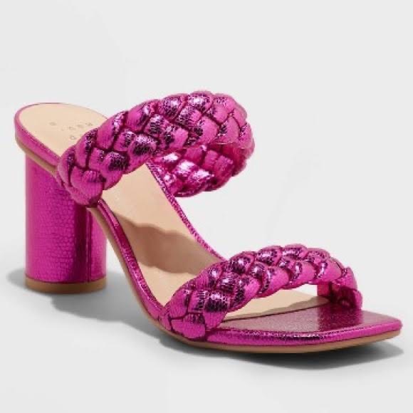 a new day Shoes - Pink metallic mules